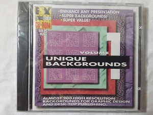 retro 1994 CD-Rom - Unique Backgrounds Vol 1 graphic design royalty free images - Picture 1 of 3
