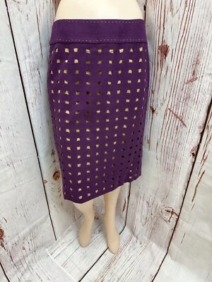 Saia Per Se roxa bronzeada recortada tamanho 2 TCC - Imagem 1 de 4