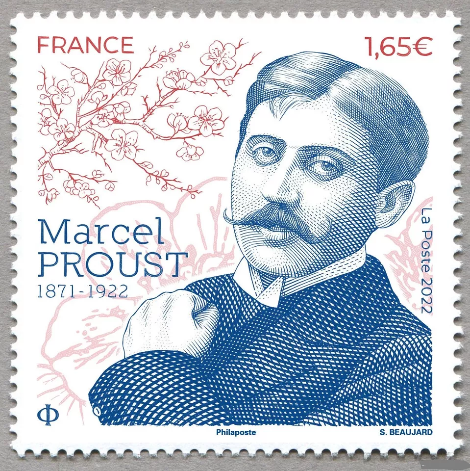 france 2022 100th marcel PROUST 1874 1922 writer madeleine Hawthorns 1v mnh - Image 1 of 1