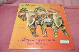 SUNSOUT INC - Ele-Phantastic - 1000 Stck. Elefantenförmiges Puzzle von Lori Schory - Bild 1 von 7