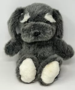 Fordlet cachorro orejas flexibles peluche animal de peluche juguete vintage 1989 15"" manchas - Imagen 1 de 10