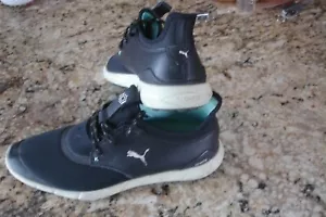 Puma Ignite Sport Golf Shoes- Size 7.5 NWT Black + Worn only ONCE - Picture 1 of 6
