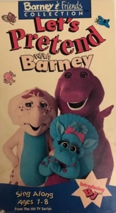 Barney Lets Pretend mit Barney (VHS, 1993) Tested-Rare Vintage-Ships n 24 Hours - Bild 1 von 12