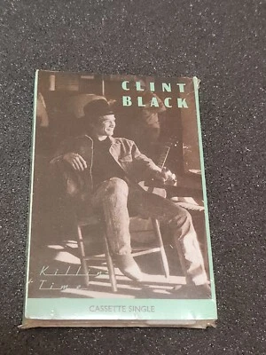 Clint Black Killin' Time 1989 Still Sealed Cassette Single RARE!! NEW - Image 1 of 2