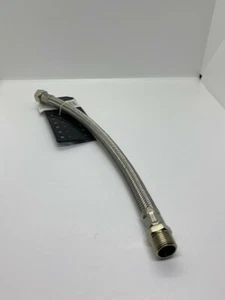 Flessibile acciaio INOX acqua RUBINETTO MISCELATORE BAGNO LAVABO 3/8 M 3/8 F 30 - Imagen 1 de 4