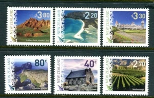 New Zealand - 2016 Scenic Definitives - Complete Set of 6 MNH - Picture 1 of 1