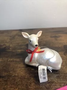 Glass deer Christmas ornament - Picture 1 of 10