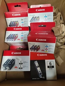 Genuine OEM Canon pgi, cli, bci inks - Picture 1 of 3