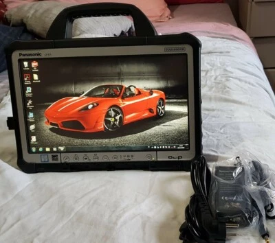 Panasonic CF-D1 i5 6300U Toughbook Rugged Tablet Viola 13,3 " Win 7 4GB 500GB - Immagine 1 di 4