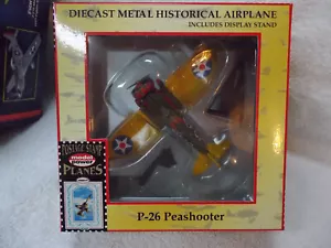 Postage Stamp Model Power Planes 5560 P-26 PeaShooter US Army Boeing Fighter - Picture 1 of 5