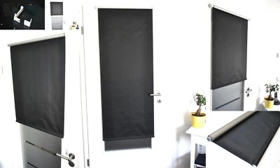 Thermo Rollo Klemmfix Verdunkelungsrollo ohne Bohren Klemm Fenster & Tür Rollos  - Bild 1 von 4