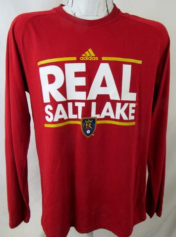 Real Salt Lake Mens S - 4XL Long Sleeve Climalite Real Salt Lake Team Tee RSL 4 Cover