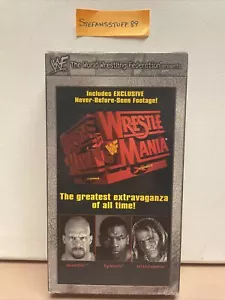 WWF WWE THE LEGACY WRESTLEMANIA XIV VHS! STONE COLD STEVE AUSTIN UNDERTAKER! - Picture 1 of 14