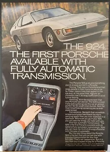1977 Porsche 924 Automatic Hatchback Print Ad Trans Axle - Picture 1 of 1