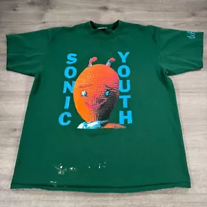 Vintage 90s Sonic Youth T-Shirt Dirty Band Concert Tour Grunge Green 1992 XL - Bild 1 von 13