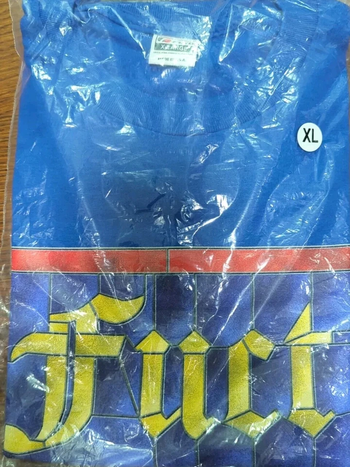 Holy FUCT Vitral Logo NUEVA Camiseta Azul Talla XL Sellada Foto 1 de 1