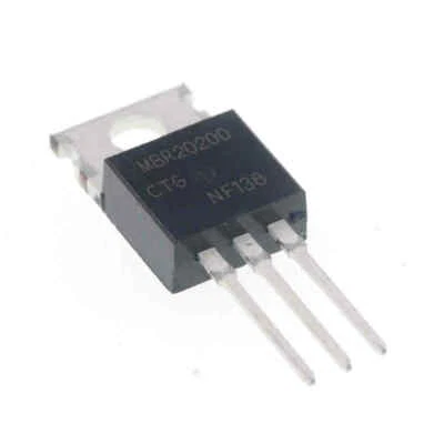 10PCS MBR20200CT B20200G 20A 200V TO-220 Dual High-Voltage Power Schottky - Image 1 of 3