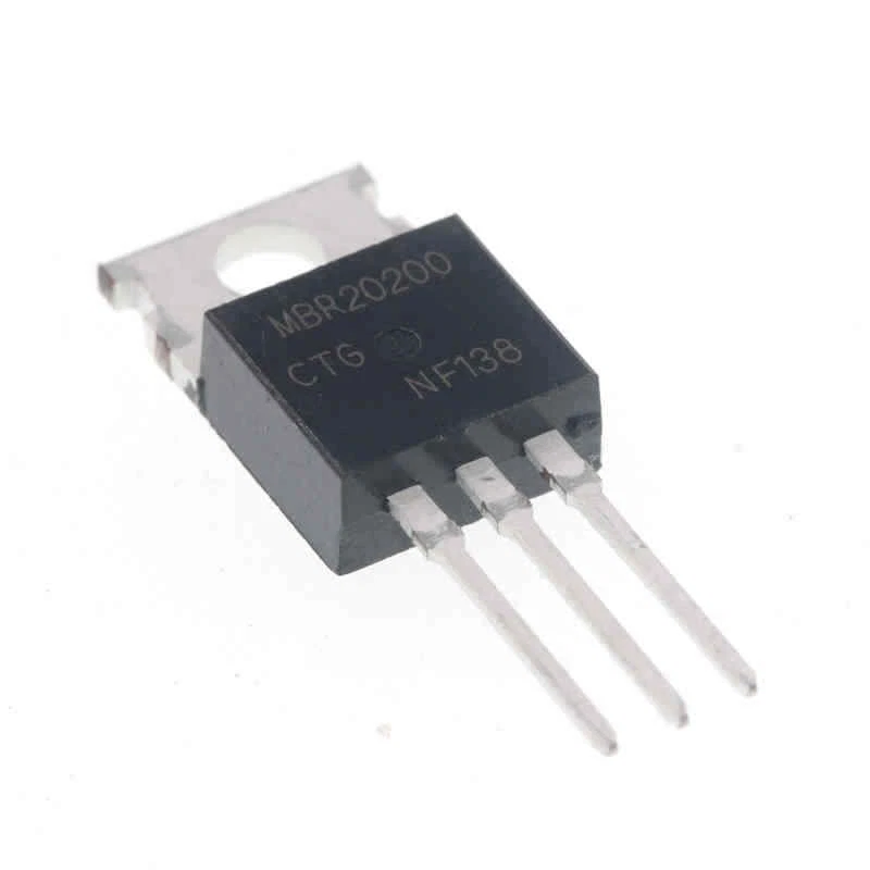 10PCS MBR20200CT B20200G 20A 200V TO-220 Dual High-Voltage Power Schottky - Image 1 of 1