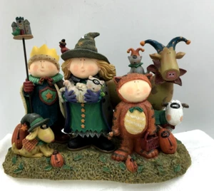 Vtg Lang & Wise Sue Dreamer & Friends 1st Edition Trick or Treat Figures in Box - Picture 1 of 8
