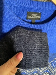 Next Premium Lambswool blend (Christmas) Jumper- M- worn once - Picture 1 of 5