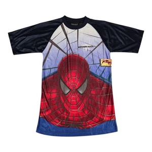 NEW Vintage Spiderman Jersey Shirt Official Movie Promo Size Small 2004 - Picture 1 of 8