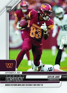 2025-26 Panini Instant NFL #93 Jaylin Lane Washington Commanders RC - Presale - Picture 1 of 2