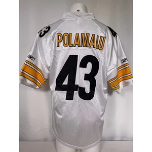 Troy Polamalu #43 Pittsburgh Steelers NFL Reebok Super Bowl XLV Jersey Men's 56 - Picture 1 of 18