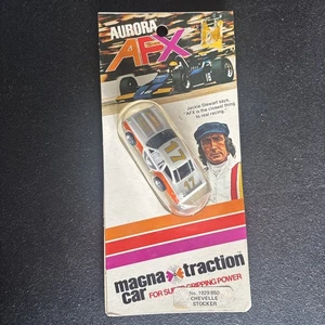 Aurora AFX 1929 427 Chevelle #17 Stocker Magna-traction HO Slot Car w/ card - Picture 1 of 4