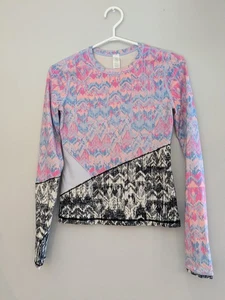 Ivivva Rays To Waves Rashie Girls Size 14 Surfing Rashgaurd Swimtop UPF 50+ - Bild 1 von 6