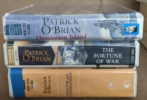 Patrick O'Brian: Job lot collection of 3 adult fiction CD audiobooks - Picture 1 of 1
