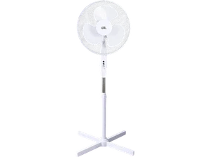 Ventilador de pie - ok. OSF 404523, 45 W, 3 velocidades, 3 aspas, Blanco - Imagen 1 de 1