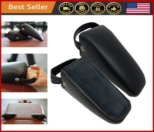 Pelvic Sacral Blocks Non-Slip Base, Upholstered, Black, Pain Relief Therapy - Picture 1 of 8