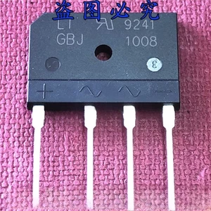 10PCS GBJ1008 DIP-4 800V 10A Bridge Rectifier - Picture 1 of 1