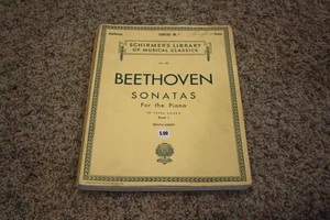 Beethoven Sonaten für Klavier Buch 1 Nr. 301 von G.S. Schirmer alter Klassiker - Bild 1 von 11