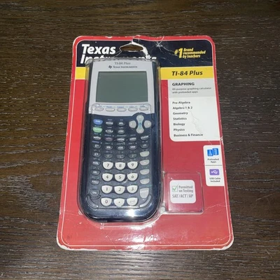 BRAND NEW Texas Instruments TI-84 Plus Graphing Calculator - Black - Image 1 of 4
