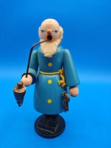 Figur Räuchermann aus Holz mit Schlüssel und Pfeife - Bild 1 von 10