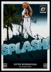 2024-25 Donruss Optic #4 Victor Wembanyama Splash! - Foto 1 di 2