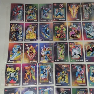 1992 Impel Marvel Universe Full Set Plus Bonus Prototype Captain America Card - Bild 1 von 17