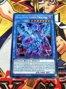 Blauäugiger Chaosdrache lds2-de017 1. Auflage (NM/VLP) Secret Rare Yu-Gi-Oh! - Bild 1 von 2