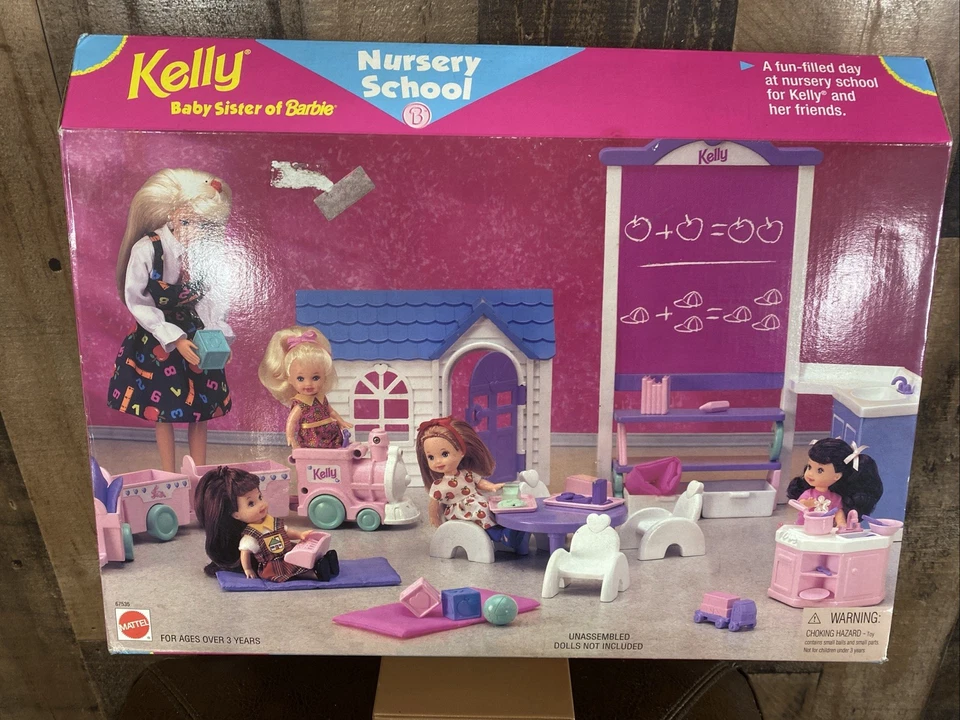 Mattel Kelly Baby Sister of Barbie Nursery School 1996 67535