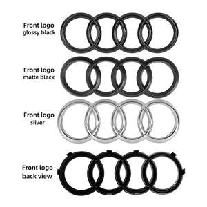 273mm Motorhaube Vorne & 185mm Hinten Kofferraum Emblem Badge Aufkleber für Audi Neu A7 2019-21 - Bild 1 von 13
