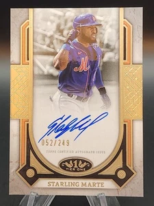 Topps Tier One 2024 #PPA-SM Starling Marte/249 Prime Performers automático - Imagen 1 de 2