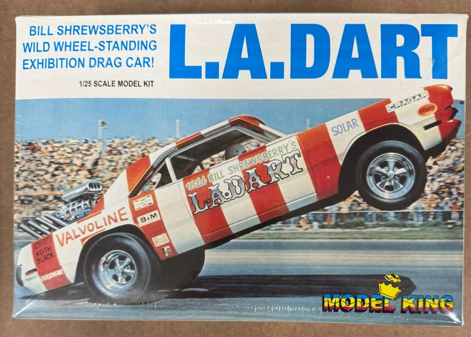 Model King Bill Shrewsbury L.A. Dart Wheel Stand Exhibition Car Model Kit  - Image 1 of 1