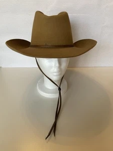 Stetson - The Billy Kidd - Größe 7 3/8 - braun Cowboy/Mädchen Hut, Vail Western Moden - Bild 1 von 10
