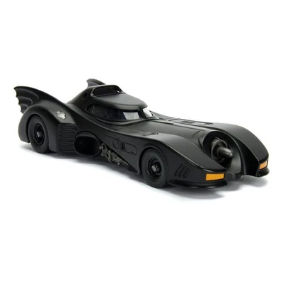 DC COMICS Batman 1989 Movie Batmobile Metals Die-cast Toy Car with Die-cast Batm - Image 1 of 4