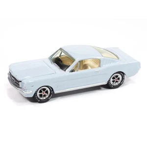 1/64 1965 Ford Mustang Fastback Blue Johnny Lightning Collector Tin JLCT016-B3 - Picture 1 of 5