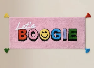 Glücksbringer Boogie Läufer Badematte/Teppich Baumwolle 40 x 100 cm Neu - Bild 1 von 2