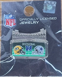 Green Bay Packers vs Dallas Cowboys - 15. Januar 2017 - Game Day Pin - NEU - Bild 1 von 3