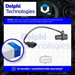 RPM / Crankshaft Sensor fits FORD RANGER ET TDCi 3.0D 06 to 12 Delphi 4863581 - Picture 1 of 2