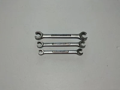Craftsman SAE Flare nut Line Wrenches 3 Piece 3/8” to 11/16” -V- Series U.S.A - Image 1 of 4
